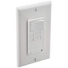 Leviton AFCI Combination Outlet with Switch, 15 Amp, Self Test, Tamper-Resistant with LED Indicator Light, Saves Space, AFSW1-W, White