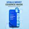Mediheal Hyaluronic Acid Moist Essence Facial Mask, Pack of 15 - Hydrating Mask Sheet for Dry and Sensitive Skin, Deep Moisturization, Silky Smooth Cellulose Sheet