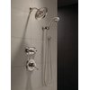 Delta Faucet Cassidy 17 Series Dual-Function Shower Handle Valve Trim Kit, Chrome T17097 (Valve Not Included) 3.50 x 7.00 x 3.50 inches