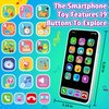 HIETIRA Baby Cell Phone Toy: Baby Phone Toy Fake Phones for Kids 6 to 12 Months Toddler Play Phone for Toddlers 1-3 - Kids Smart Phone Toys with Music & Learning Toy for 3 4 5 6 Year Old