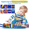 SYHLN Toddlers Montessori Busy Board Toys for 1 Year Old Boy Gifts,Educational Preschool Learning Travel Toys for Toddlers 1-3,One Year Old Boys Girls 1st Christmas Birthday Gifts Age 1-2-4