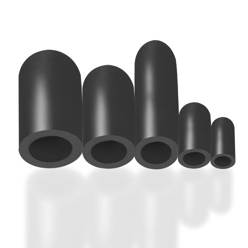 80PCS Vacuum Hose Caps, Connector Assortment 6 Sizes Black Rubber Cap, Automotive Topomatic Replacement Parts for Carburetor Vacuum Plugs, Intake Manifold Vacuum Fitting