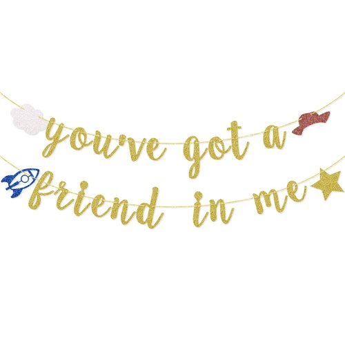 You've Got A Friend in Me Banner Friend Birthday Party Supplies Friends Inspired Decor