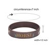 24 Pack Horses Silicone Wristbands Bracelets, Birthday Decoration Horse Party Favors for Kids