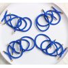 Elastic Hair Ties Elastics,Stretchy Rubber Bands,Pack of 12,Women Elastic Knotted Hair Rope Ponytail Holders for Women Girls(Blue)