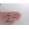 Generic Small 2 inch super slim clear gold speckled alligator hair clip fine thin hair