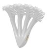 Pearson 12 Pack Denture Brush Hard Denture Cleaning Brush False Teeth Brush Toothbrush Multi-Layered Bristles&Portable Denture Double Sided Brush