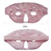 2PCS Ice Face Eye Mask, Cold Hot Gel Face Eye Mask,Face Mask Reusable Gel Bead Ice Mask with Soft Plush for Cooling Freezer Eye Mask for Puffy Eyes, Redness, Headaches, Stress