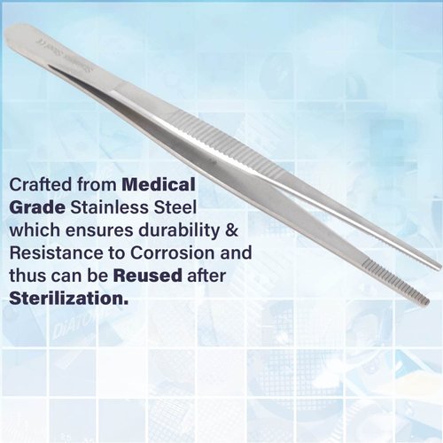 SET OF 7 THUMB DRESSING DISSECTING FORCEPS TWEEZERS SERRATED 4.5", 5", 5.5", 6", 8", 10", 12" (A2ZSCILAB BRAND)