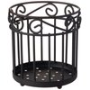 Spectrum Diversified 55810 Scroll Grande Utensil Holder, Black