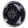 AOWISH 2-Pack Light Up Scooter Rear Wheels 80mm Flash Flashing Inline Skates Replacement Wheel with Bearings ABEC 9 for Adjustable 3-Wheel Kick Scooters (Black)
