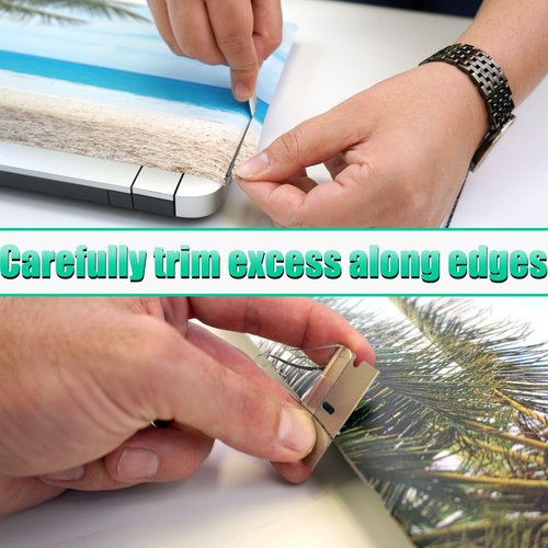 Universal 13" Laptop Skin - American Flag | Protective, Durable, and Unique Vinyl Decal wrap Cover | Easy to Apply, Remove, and Change Styles | Made in The USA