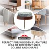 Nail-on Felt Pads X-PROTECTOR 40 PCS - 0.8" Felt Furniture Pads - Felt Chair Pads for Hardwood Floors - Floor Protectors for Furniture Legs - Best Furniture Sliders for Hardwood Floors (20mm)!