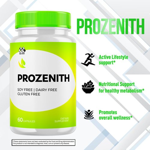 (2 Pack) Prozenith Capsules, Official Prozenith Pink Salt Supplement with All Natural Ingredients, Pro Zenith Advanced Wellness Support Pills Maximum Strength Vitamin for Men and Women (120 Capsules)