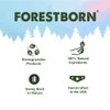 FORESTBORN All Natural, Premium Quality Bar Soap with Smooth Texture, 5 oz, Lime & Thyme Twister - Nurturing Nature and Nourishing Lives