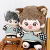 niannyyhouse 10cm 20cm Plush Doll Clothes Jacket Pants Penguin Tracksuit Suit Dolls Accessories Dress Up (Blue, 10cm)