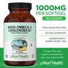 Maxi Health Omega-3 Fatty Acids Concentrate - Fish Oil - 2000Mg - 90 Gel Capsules - Kosher