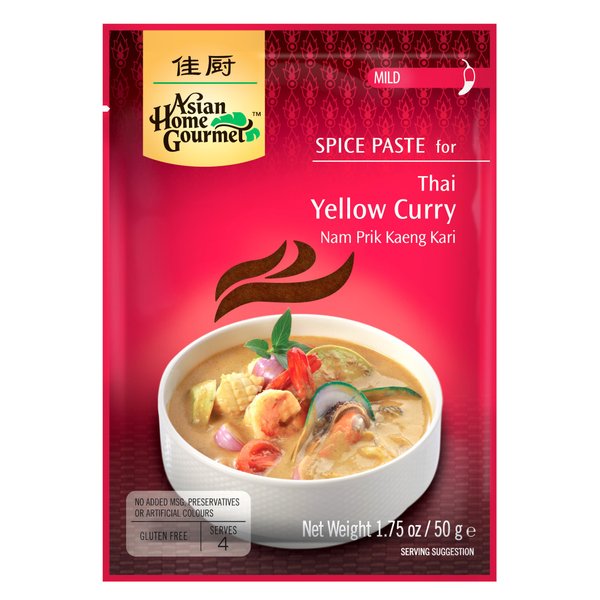 ASIAN HOME GOURMET Spice Paste for Thai Green Curry - Kang Kiew Wan. 1.75 oz (Pack of 3)
