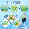 CY2SIDE 12PCS Colorful Summer Sea Animal Stickers Scene for Kids, Make A Sea Sticker Scene with Shark Tropical Fish, Make Your Own Ocean Animal Sticker Scene Art Craft, DIY Fall Party Games Activities