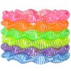 The Dreidel Company Neon Twist Coil Spring Bracelet, Circle Shaped Coils, Neon Colors Magic Spring Toy, Party Favor for Kids, Girls, Boys (12-Pack)