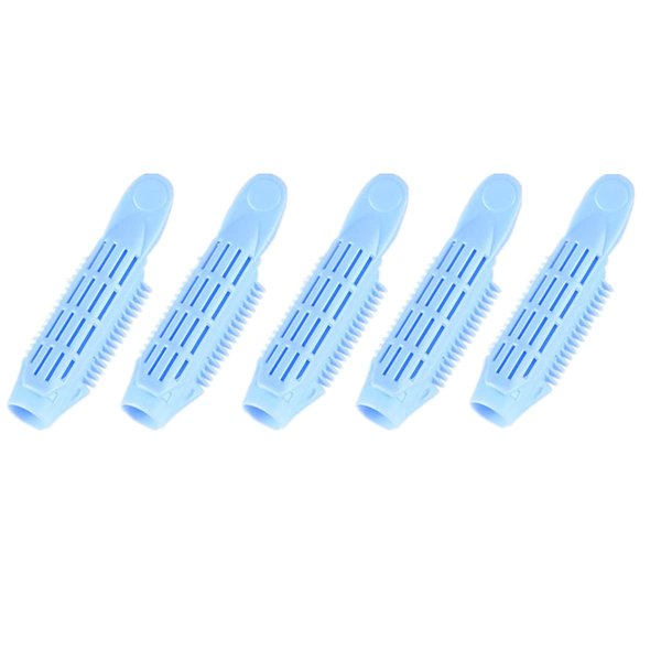 FXBLING 5 PCS Volumizing Hair Root Clip,Natural Fluffy Hair Clip Hair Root Self Grip Hair Clip,DIY Wave Fluffy Curler Hair Styling Tool for Women Hair Rollers Small And Easy to Carry (Blue)