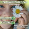 KELEBS Hypoallergenic Kids Soap Bar 3-Pack - Organic & Gentle Chamomile Body Wash for Children - Natural Ingredients, Fun Bath Time