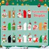 YSURE 24 PCS Christmas Crafts for Kids Ages 4-8 with Bookmark Christmas Stickers Making Foam with Snowman Kit Penguin DIY Christmas Ornaments Kits for Decorations Winter Tree Favors Patry Supplies