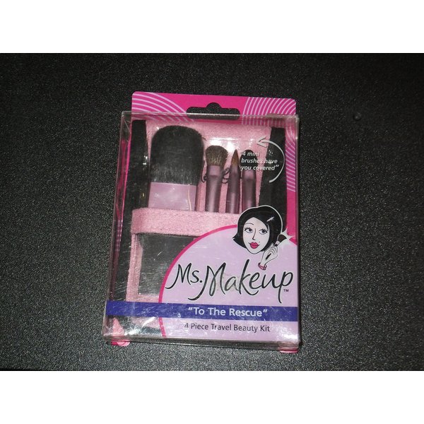 Ms. Makeup "To The Rescue" 4 Piece Travel Beauty Kit