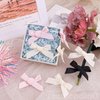 Framendino, 60 Pack Mini Bowknot Hair Clips Ribbon Bows Hair Clip Satin Bow Hairpins Hair Barrettes for Girls Women Hair Accessories