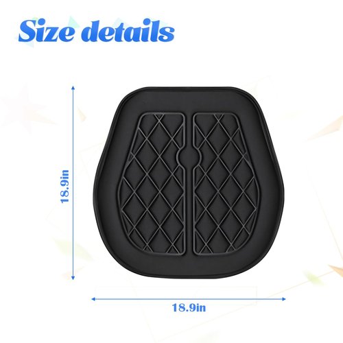 BESULEN Car Seat Cushion, Air Layer Fabric Comfort Foam Driver Seat Cover Mat, Breathable Anti-Slip Car Seat Pad, Car Accessories Seat Cushions for Car Seat Driver, Office Chair, Home (Coffee)