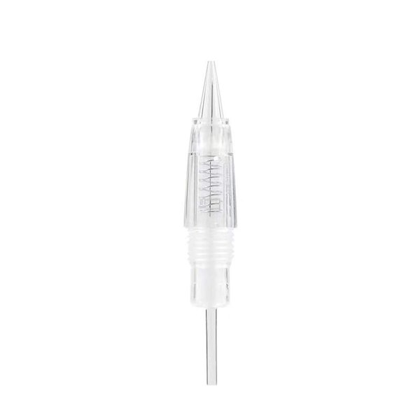10PCS Permanent Makeup Clear Needle Cartridges for Eyebrow Tattoo Machine (5R)