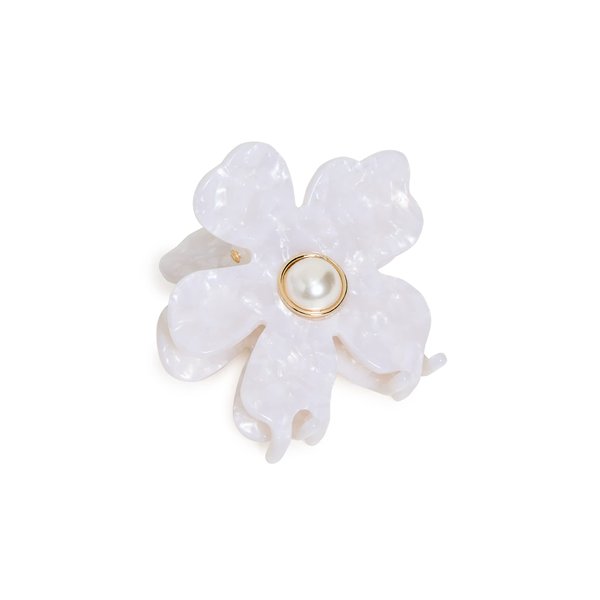 Lele Sadoughi Women's Lily Claw Clip, Mother of Pearl, White, One Size