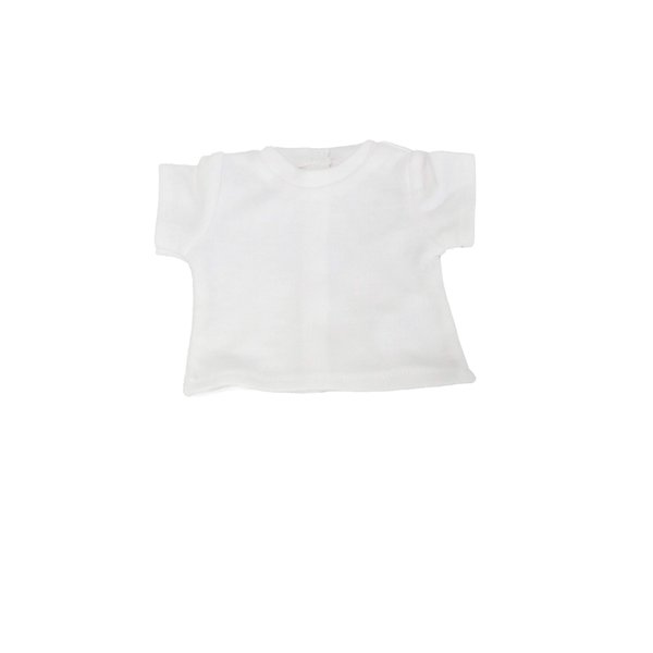 American Fashion World White Short Sleeve T-Shirt for 18-Inch Dolls | Premium Quality & Trendy Design | Dolls Clothes | Outfit Fashions for Dolls for Popular Brands