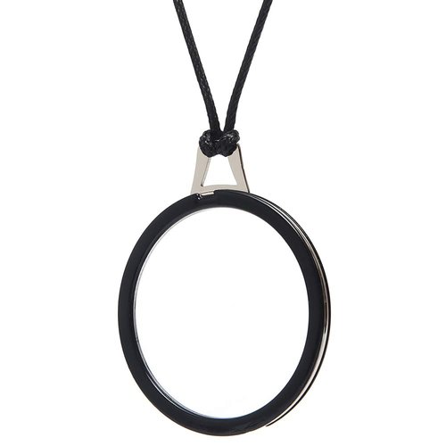 TERAISE Reading Glasses Necklace Readers for Women Anti-loss Lightweight Eyeglasses Portable Monocle Glasses with Exquisite Case(Black-2.5X)