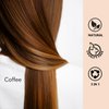 Coffee Hair Dye Shampoo 3 in 1, Hair Color Shampoo Brown Hair Dye for Men & Women, Shampoo Para Canas, Long-Lasting Hair Dye Shampoo for 100% Gray Hair Coverage Salon Home Use Hair Dye 500ml (Coffee)