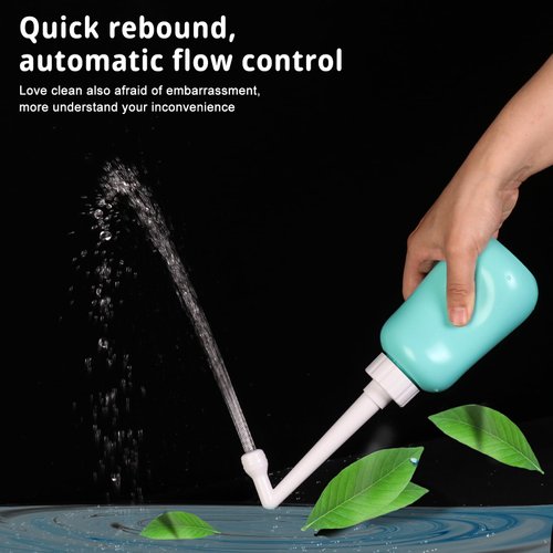 Peri Bottle for Postpartum Care for Perineal Recovery and Cleansing After Birth 12.7 OZ Turquoise