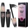 My Amazing Lashes Mascara 2 Pack Korean Mascara Volume and Length Waterproof Makeup Mascara for Older Women 60 Plus, Black Lengthening Mascara for Mature Women over 60 and Sensitive Eyes (Black)