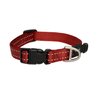 Reflective Dog Collar for Medium Dogs, Adjustable from 12-17 inches, Red