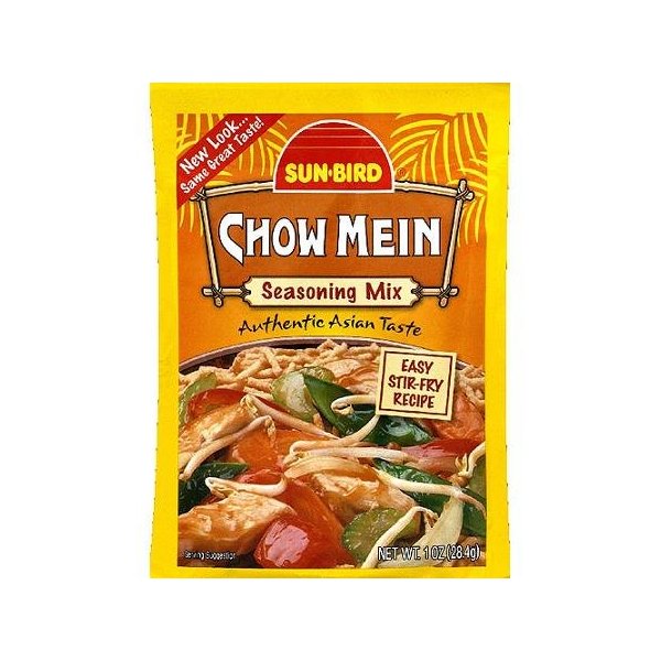Sun-Bird Chow Mein Seasoning Mix, 1 oz, (Pack of 24)