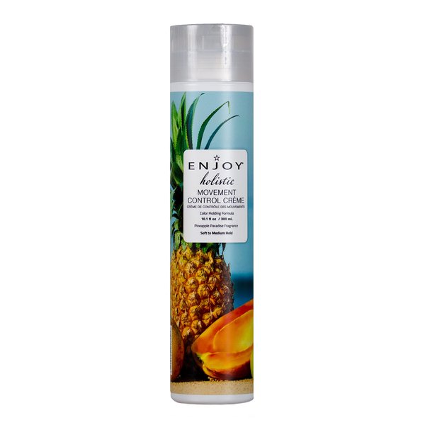 Enjoy Hair Styling Cream - Movement Control Crme for Textured & All Hair Types, 10.1 fl oz, Humidity Resistant, Fragrant, Easy to Apply, Made with Natural Formula.