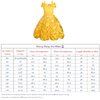 Dressy Daisy Baby-Girls' Princess Yellow Gold Ball Gown Birthday Party Fancy Dress Up Halloween Costume Size 18-24 Months
