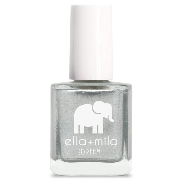 ella+mila Mirror Mirror Nail Polish - Dream Collection - Quick Dry, Long-Lasting, Chip-Resistant, Metallic Silver, Vegan, Cruelty-Free Nail Polish