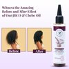 NaturAll 100% Natural Chebe & Jamaican Black Castor Oil for Hair and Scalp – Authentic Chebe Oil(from Chad) to Stimulate Hair Growth - 3.38 Oz Hair Oil with Controlled Drip Nozzle for Easy Application