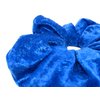 XL Jumbo Velvet Scrunchie For Hair, Scrunchy for Women Girls, Durable Elastic Band Ties to Hold Thick, Straight, Curly Hair - Breakage, Frizz Prevention (Princess Blue)