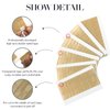 GOO GOO Hair Extension Tape Replacement for Tape in Hair Extensions Double Sided Professional Strong No-Residue Tapes, 72pcs 1.6 * 0.3inch per Piece