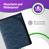 Waterproof Seat Protector (17.7 x 17.7)” - Blue Absorbent Seat Covers - Protector Underpads for Chairs Sofa - Reusable Chair Pad Protectors - Incontinence Pads for Kids, Pets, Adults, & Seniors