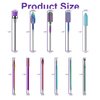 Thlevel 11Pcs Nail Drill Bits Set, 3/32 Inch Tungsten Carbide Nail Drill Bits for Acrylic Nails Poly Gel Cuticle Remove, Salon Home Nail Care Supplies