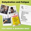 Banana Bag Oral Solution - Pharmacist Hydration Recovery Formula - Electrolyte & Vitamin Powder Packet Drink Mix - Natural Lemon Lime - Pack of 5