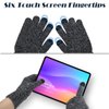 Ymomode Winter Gloves for Men Women 2 Pairs Upgraded Touch Screen Cold Weather Thermal Warm Knit Glove for Running Driving