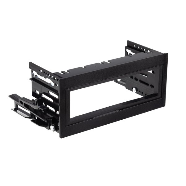 Scosche GM1483B Compatible with 1995-02 GM Full Size Truck ISO / DIN Dash Kit Black